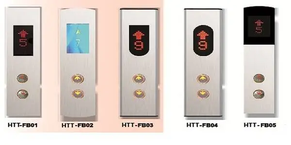 Tìm hiểu về button tầng của thang máy gia đình 3 Các nút điều khiển ở cửa tầng của thang máy
