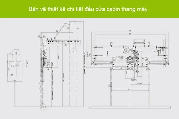 Thiết kế đầu cửa thang máy