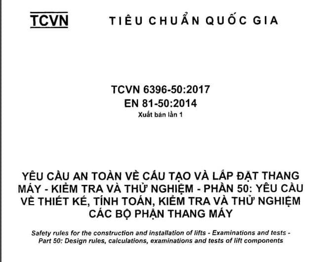 Tiêu chuẩn quốc gia TCVN 6396-50:2017