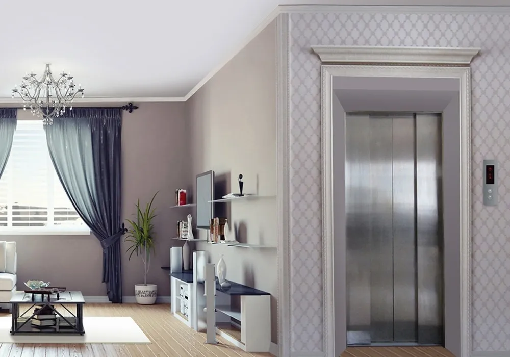 20+ Mẫu Thang Máy Mini Đẹp 2026 Cho Nhà Hiện Đại 11 Bề mặt sáng bóng, dễ vệ sinh, tăng độ bền theo thời gian