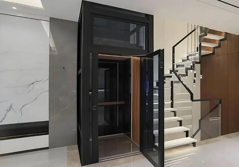20+ Mẫu Thang Máy Mini Đẹp 2026 Cho Nhà Hiện Đại 18 Bảo vệ tuyệt đối cho người già và trẻ nhỏ nhờ hệ thống cảm biến hồng ngoại thông minh