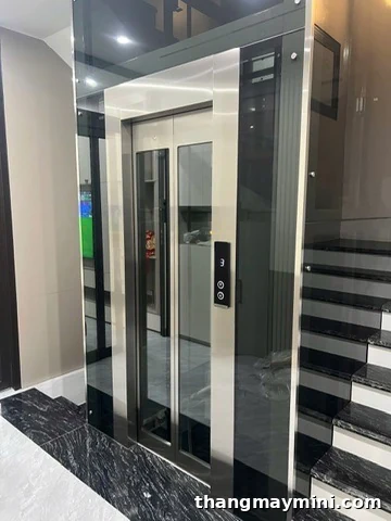 Thang Máy Gia Đình 2026: Hướng Dẫn Toàn Diện Từ A Đến Z 10 Thang máy gia đình mini cabin inox