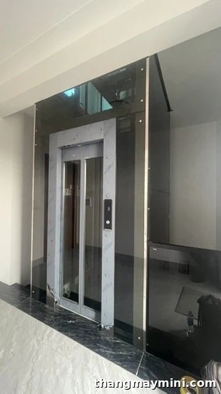 Thang Máy Gia Đình 2026: Hướng Dẫn Toàn Diện Từ A Đến Z 8 Thang máy gia đình inox lắp trong nhà